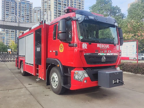 HOWO Emergency Rescue Truck — published model photograph 1