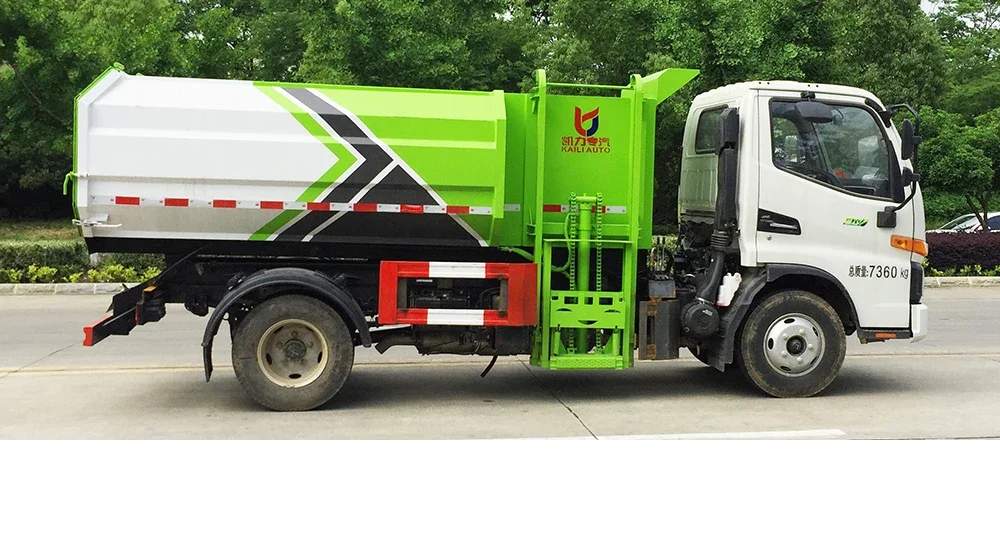 Kaili JAC 5 m³ Side-Loader Garbage Truck — reference view 3