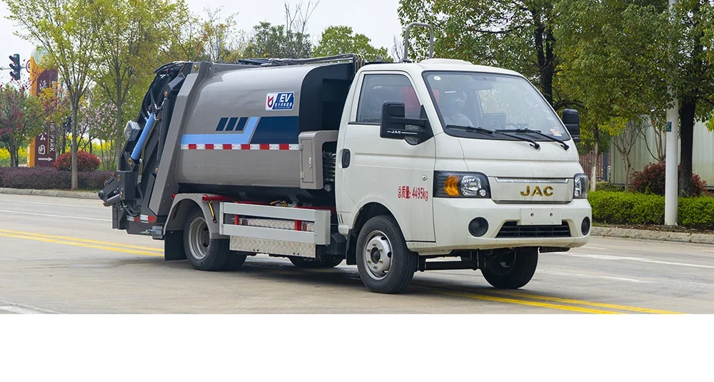 JAC Electric Garbage Compactor: Battery and Route Planning