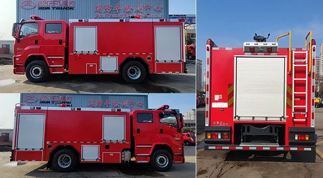 XDR Isuzu 8,400 L Water Tank Fire Truck — reference view 4