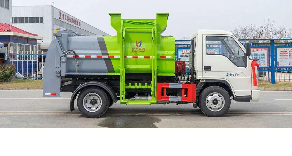 Kaili Foton 3 m³ Food Waste Truck — reference view 3