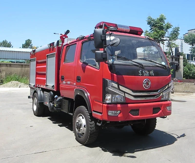Dongfeng 4×4 Forest Fire Truck: Water and Pump Specifications