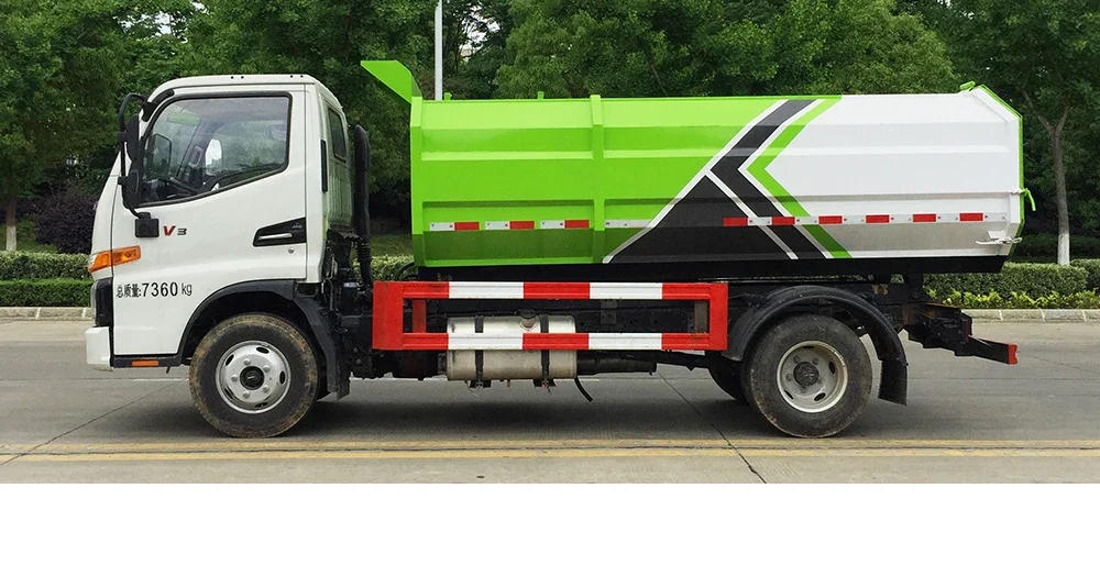Kaili JAC 5 m³ Side-Loader Garbage Truck — reference view 4