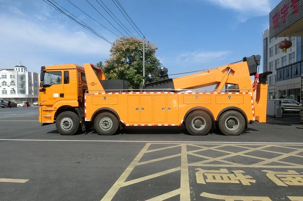 Hongyu Shacman Delong Heavy Recovery Truck — reference view 3
