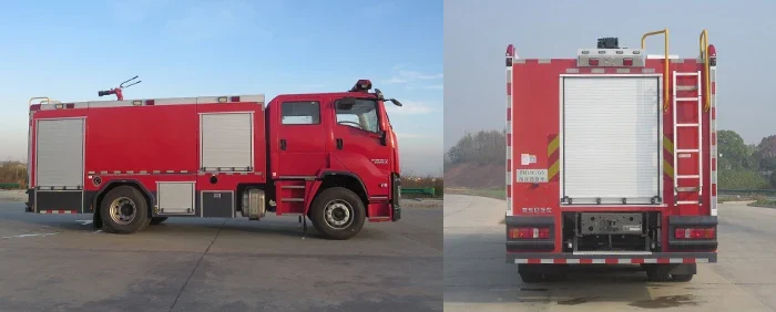 XDR Isuzu 8,400 L Water Tank Fire Truck — reference view 3
