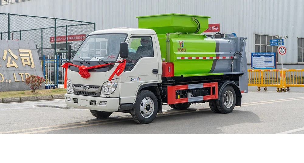 Kaili Foton 3 m³ Food Waste Truck — reference view 2