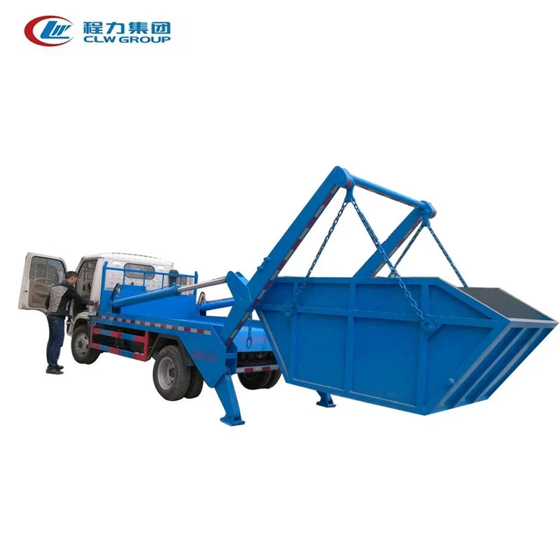 CLW Dongfeng 8 m³ Swing-Arm Collection Truck — reference view 2