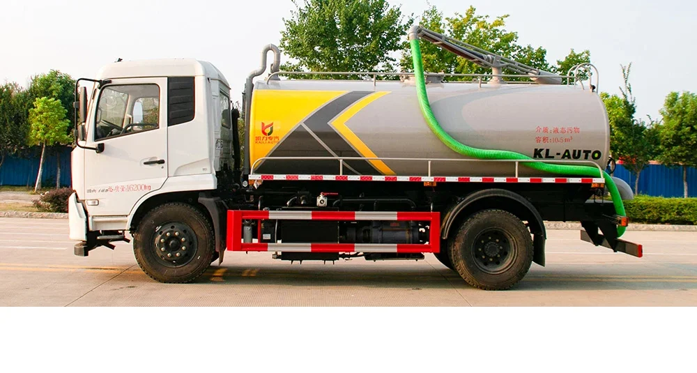 Kaili Dongfeng Tianjin 12 m³ Septic Service Truck — reference view 4